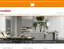 Tablet Screenshot of nobia.com